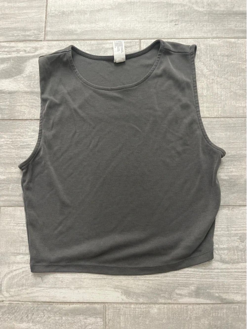 Yogalicious Lux Sand Washed Rib Nicki Muscle Tank